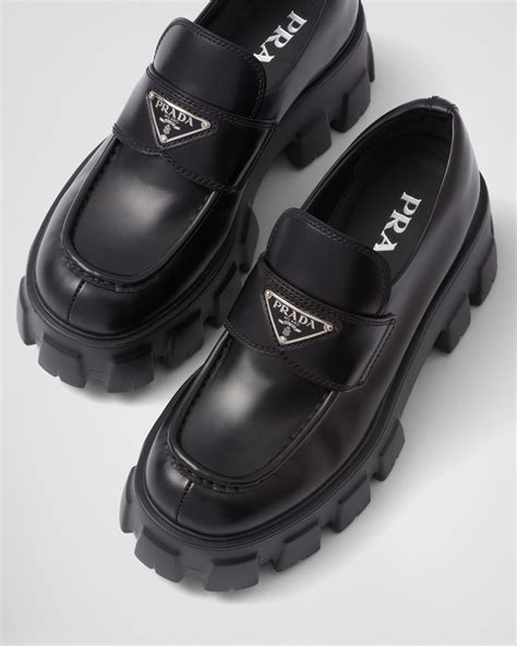 womens prada loafers|prada monolith loafers women.